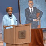UN Deputy Secretary-General Amina J. Mohammed gave the Dag Hammarskjöld Lecture in Uppsala University Hall.